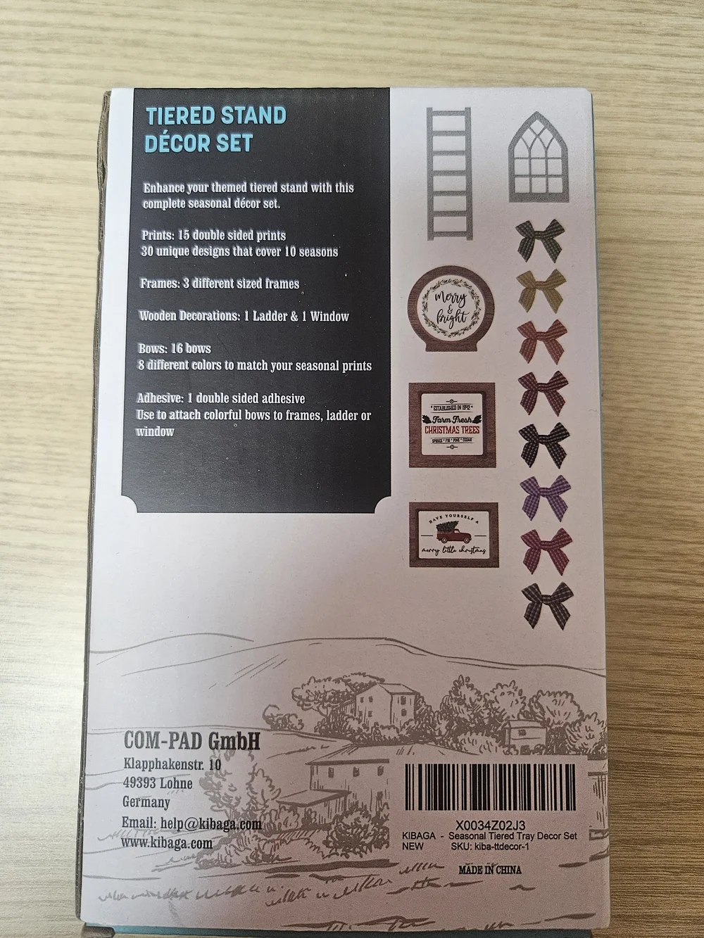 Kibaga Tiered Stand Décor Set